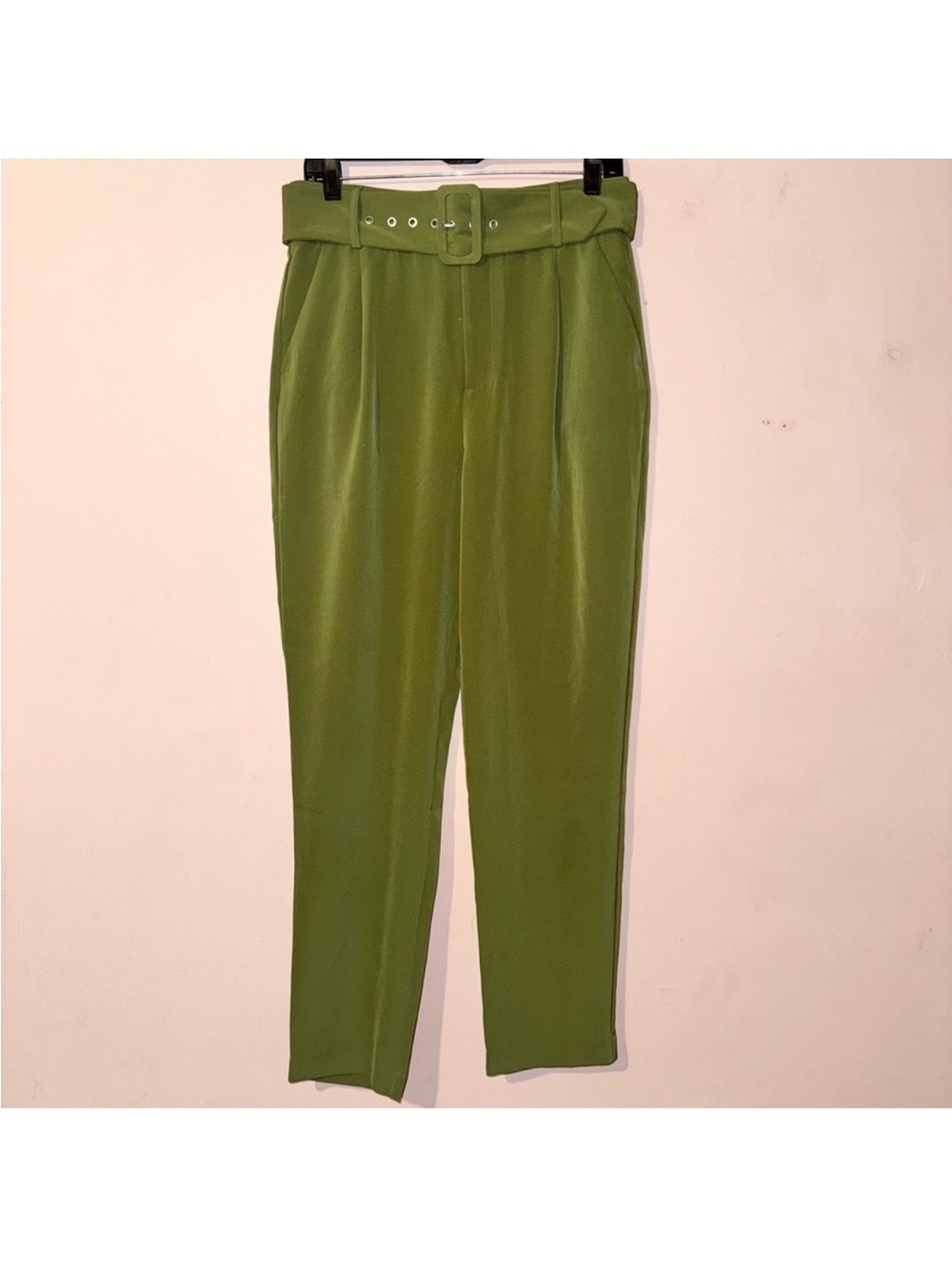 Jason Wu Green Belted Trouser Style Pants Size 6